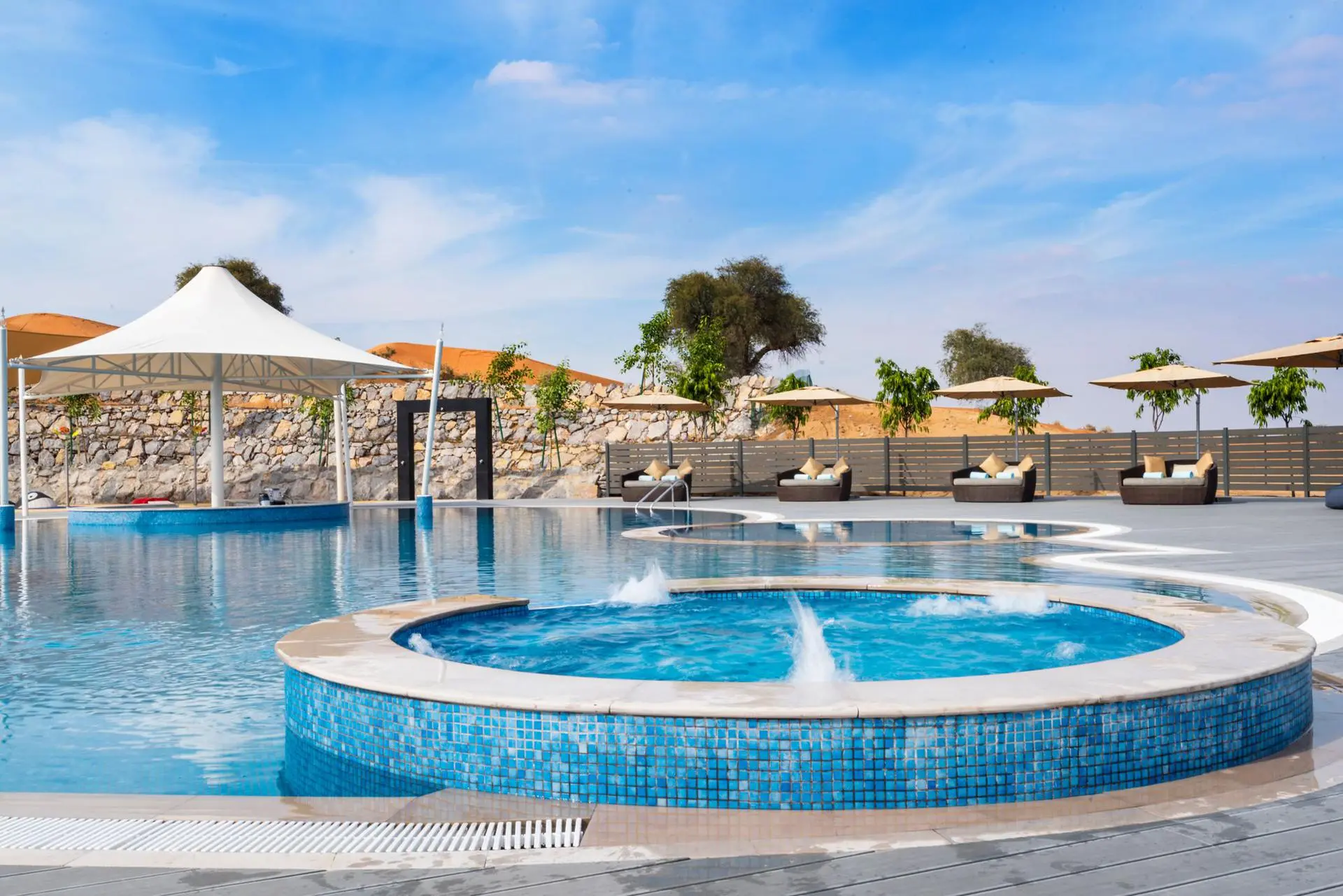 The Ritz Carlton Ras Al Khaimah Al Wadi Desert Oasis Pool Bar VIP Trips for kids 