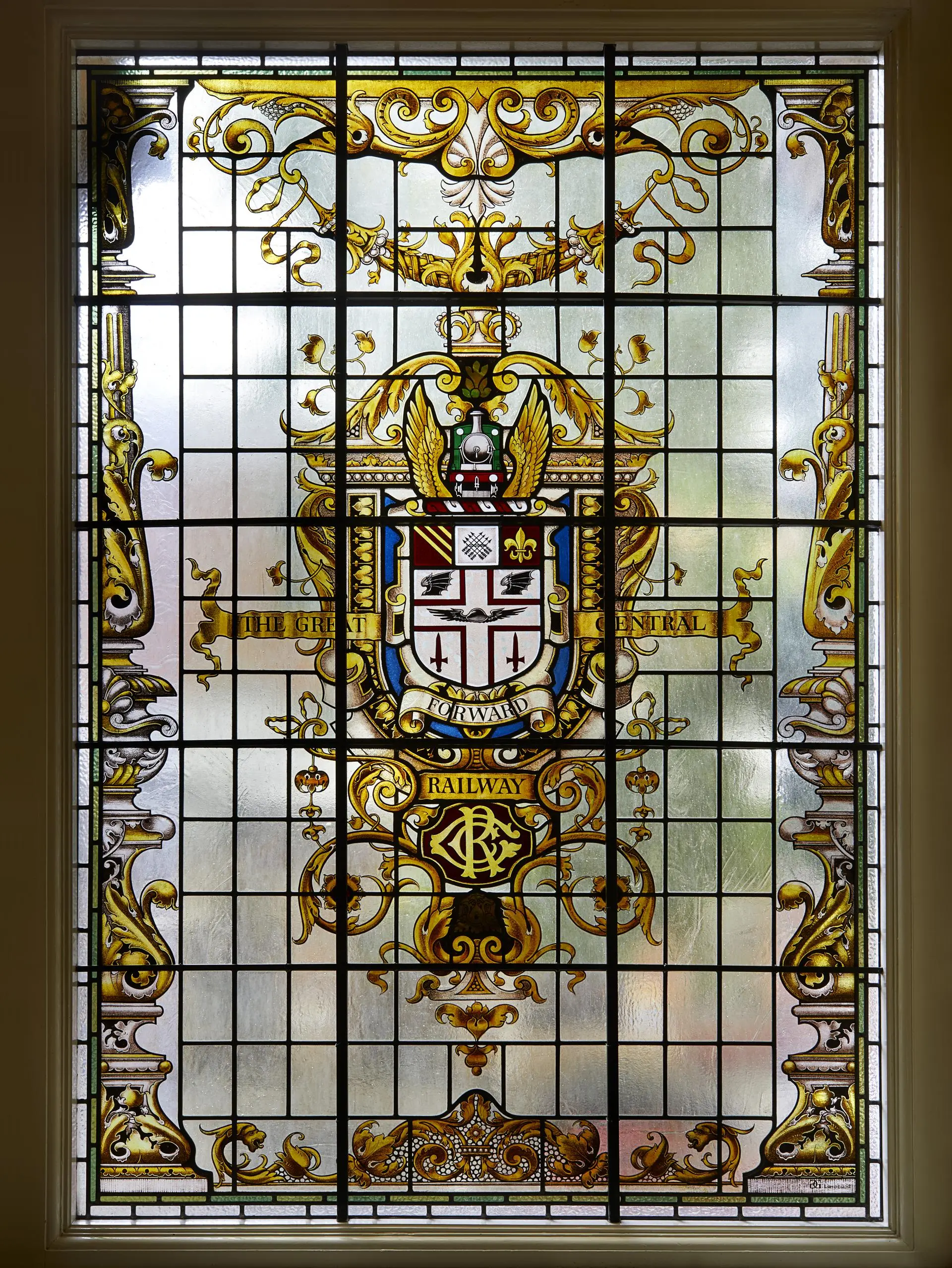 Original stained glass window 01