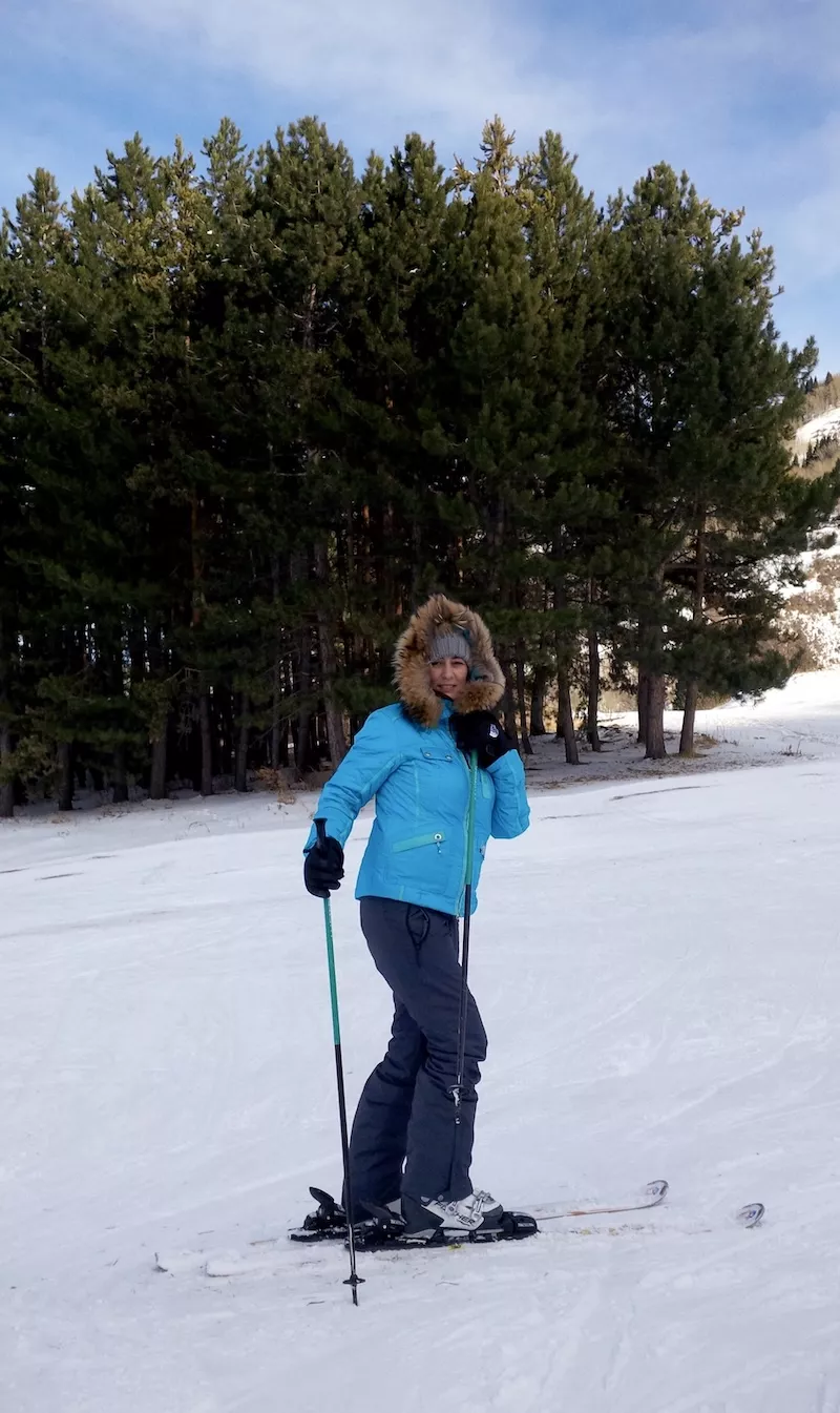 Tracy in the Tian Shan Mountains