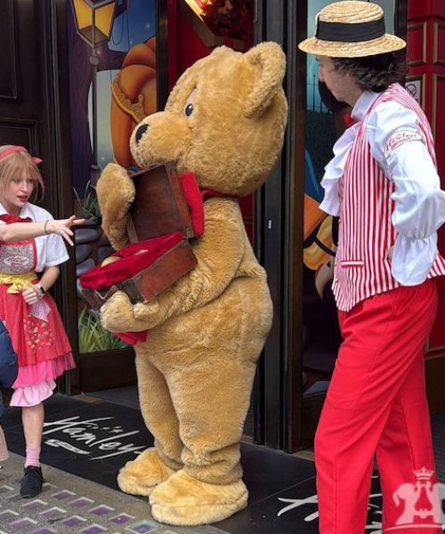 A child opening the store to the public on a private shopping experience with vip trips for kids